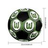 VfL Wolfsburg Indoor Soccer Ball Colorful Machine Stitched PVC Size 5 Team Training Competition Ready Durable High-Bounce Cool Sports Gift