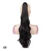 Long Water Wave Ponytail Claw Clip Hair Extensions Synthetic Wavy Ponytail Hairpiece for Women Daily Hairstyle