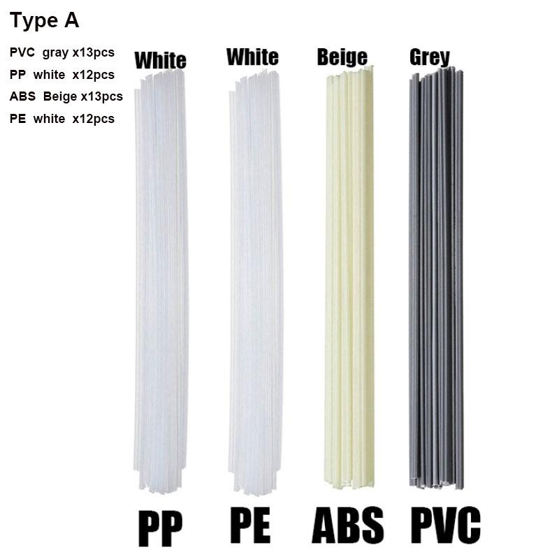 5/10/20 ADET Plastik kaynak çubukları ABS/PP/PVC/PE Kaynak Çubukları 5x2mm Plastik Kaynak tabancaları Tampon Onarımı Kaynak Malzemeleri 20cm