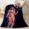 Guitar Performance Stage Blanket Warmthful Decor Suitable for Sofa Bedding Couch Four Seasons Universal Playful Design