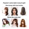 6pcs/set Rolling Hair Comb Removable Heat Conduction Rolling Brush Round Barrel Blowing Curling DIY Hairdressing Styling Tools
