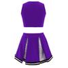 Girls' 2 Piece High School Cheerleading Uniform Costume Complete Outfit Cosplay Fancy Dress