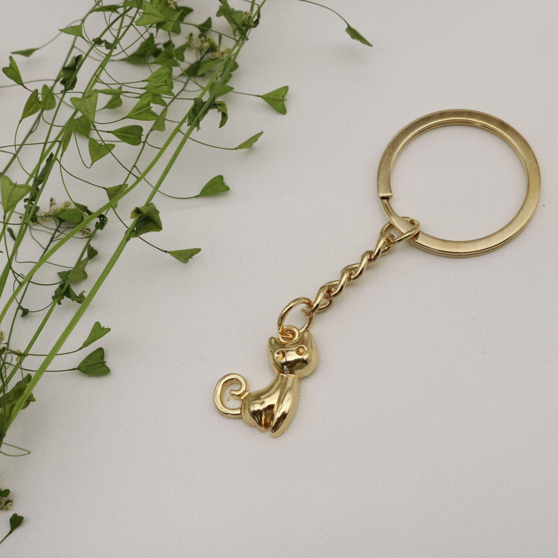 Trendy Jewelry Cat Keychain Pendant