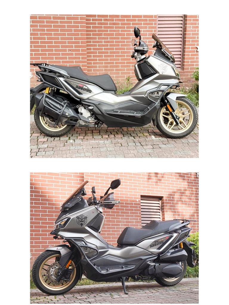 Suits Sym Husky 300: Bumper Guard, Anti-Fall Bar, Rear and Tail Rack, Backrest Mod Accessories