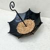 Anti-leakage Bird Feeding Station Umbrella-shaped Bird Water Drinker  Garden Decoration