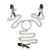 Adjustable Nipple Clamps Metal Necklace Pendant Clitoris Clip Erotic SM Sex Toy for Men and Women