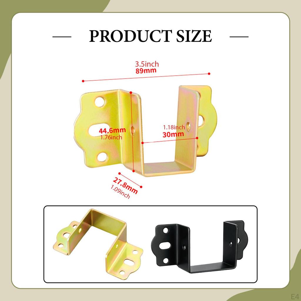 2 Stück Bettgitter Beschläge Rahmenhalterungen Zubehör für Etagenbetten Kopfteil Professionell Einfach