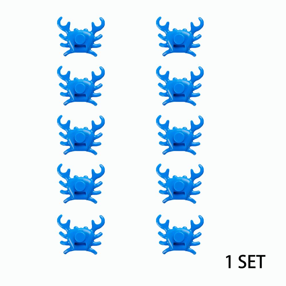 MOC Toys Sea Animals World Building Blocks Sets Dolphin Shark Devil Fish shell Seaweed Lobster Crab Coral Shell Gifts