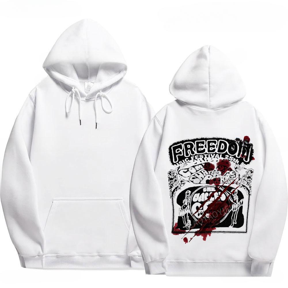 2024  New Style  Cry of  Fear Hoodies  Double Sided   Men's  Women's  Sweatshirt  Unisex  Long-sleeved  Hoodie  Size XS-3XL