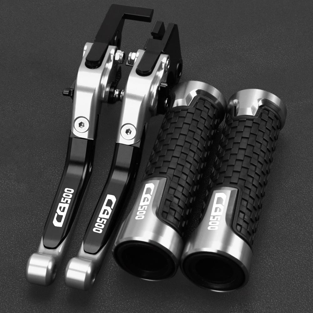 Motorcycle CNC  Adjustable Extendable Folding Brake Clutch Levers Handle Grips For HONDA For Honda CB500 CB 500 1994 1995