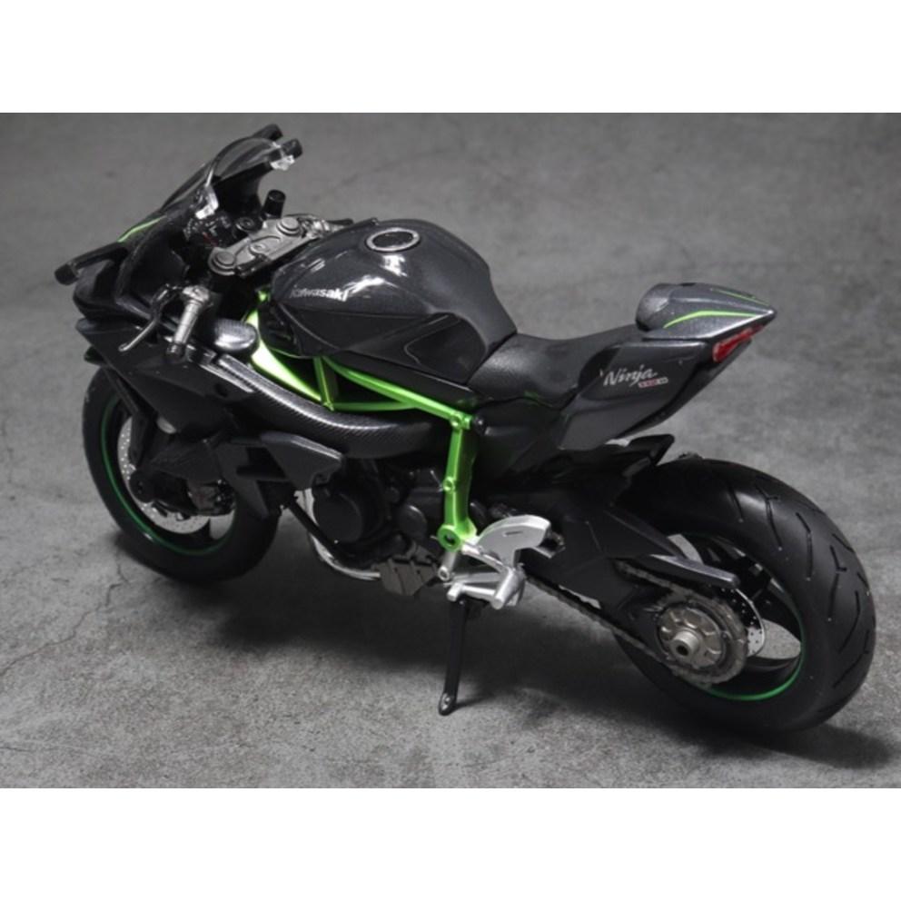 Maisto 1:12 Kawasaki Ninja H2-R Diecast Motorradmodell, Grau