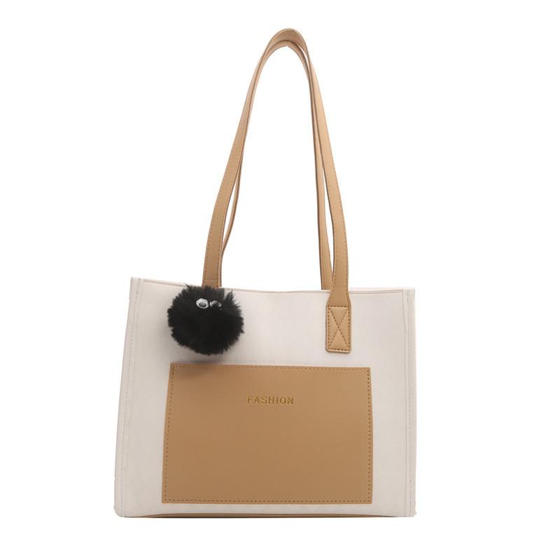 Spacious Pu Tote Bag For Women Stylish Casual Shoulder Bag Ideal For Daily Use