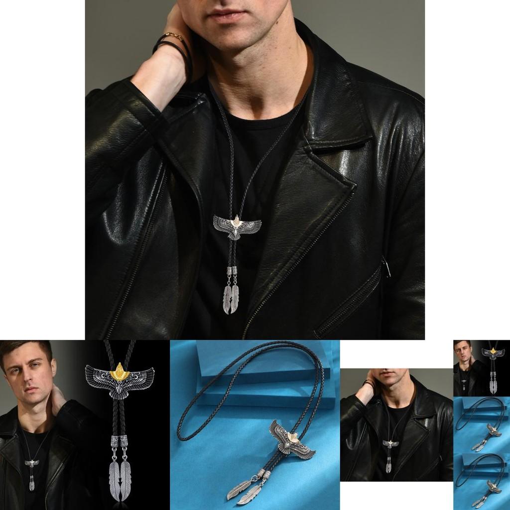Eye-catching Retro Eagle Bolo Tie Fashionable Western Jewelry For Unisex Wear