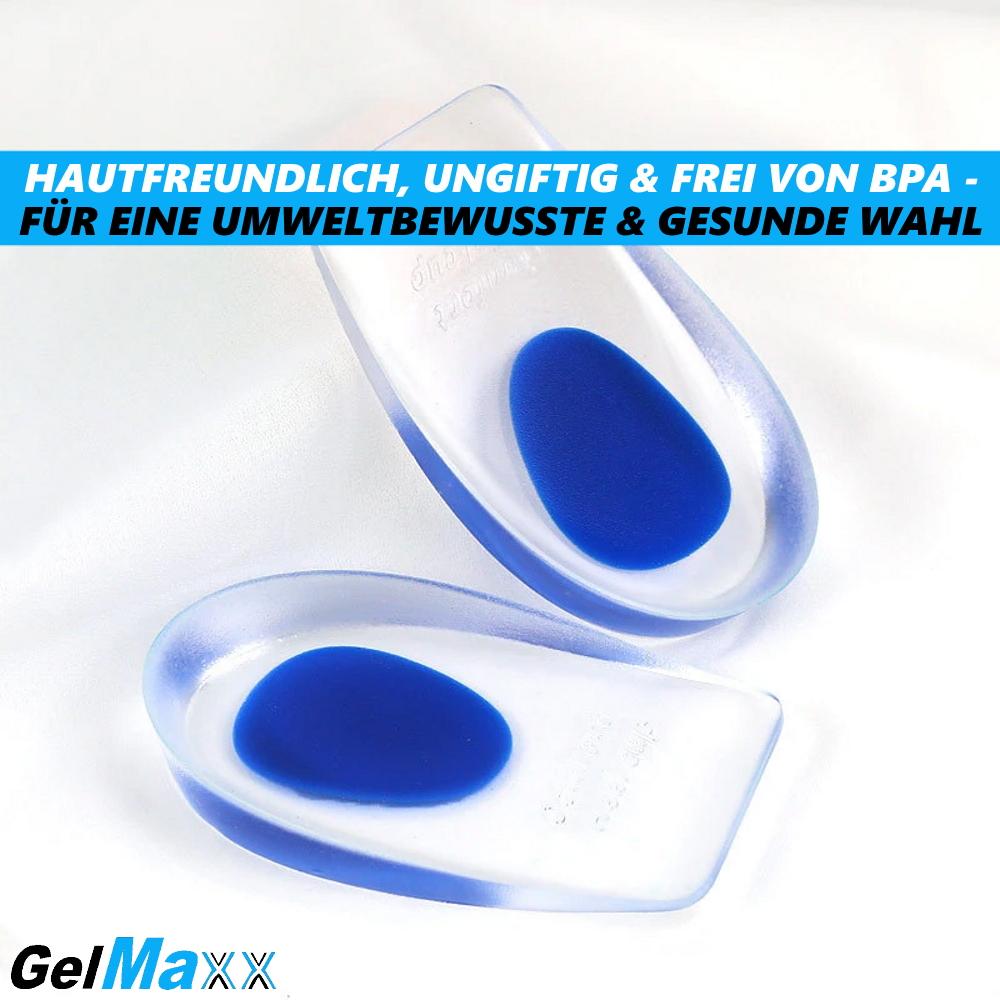 GelMaxx Premium Heel Cushion Shoe Insoles Heel Spur Heel Pad Heel Wedge