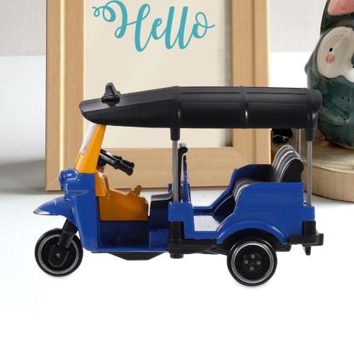 LEDMOMO Miniature Tricycle Model, Vintage Retro Car Desktop Decoration, Made of Alloy and Plastic, 8.0*5.6*3.7cm, Perfect for Home and Office