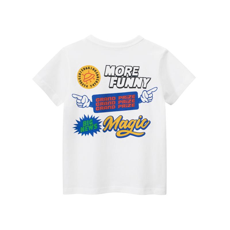 2025 Sommer Kinder Jungen Kurzarm Grafik T-Shirts Cartoon Gedruckt Kleinkind Jungen Oberteile 2-8 Jahre Kinder Baby Jungen T-Shirts Kleidung