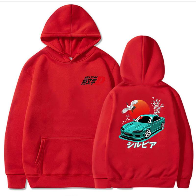 Anime iniziale D Drift felpa con cappuccioHoodie