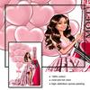 Posters And Prints Wall Pictures For Living Room Fashion Girl Bag Balloon Champagne Salon Wall Art Print Canvas Painting Nordic