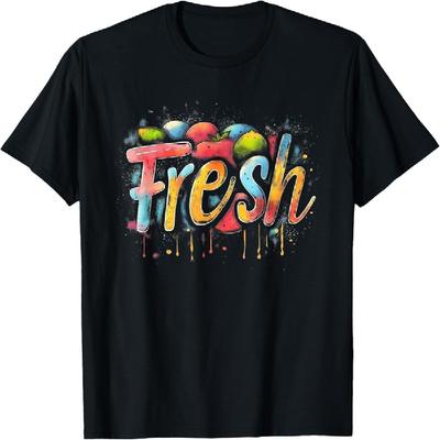 _Fresh_ Graffiti Style _ Street Fashion _ Urban Tee Hip-Hop T-Shirt