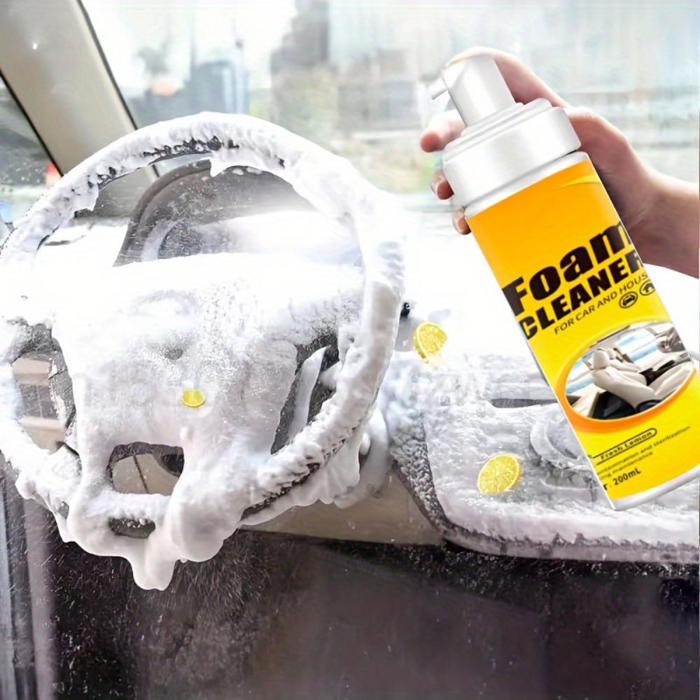 1PC Multifunctional foam cleaner for car interior decontamination, roof seat foam cleaning