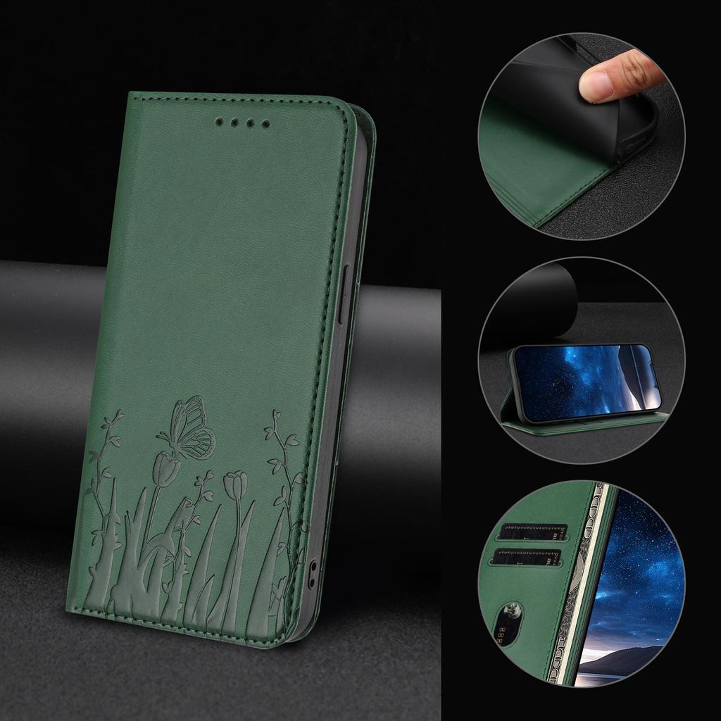 butterfly Flower Flip Wallet Leather Case For Redmi Note 15 14 13 12 Pro Plus Note 15 Pro 4G 5G Magnetic Stand Protective Cover