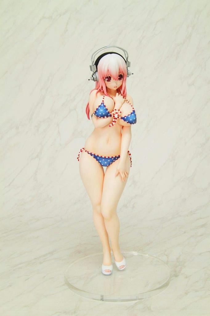 Marvel Kaitendo Super Sonico Paisura Bikini Scale PVC Painted Complete Figure Resale Ver. 1/6