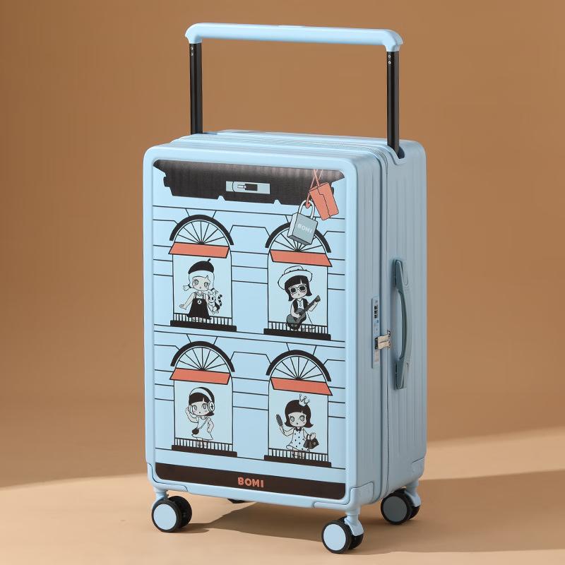 OEING Stylish Solid Color Cartoon Luggage