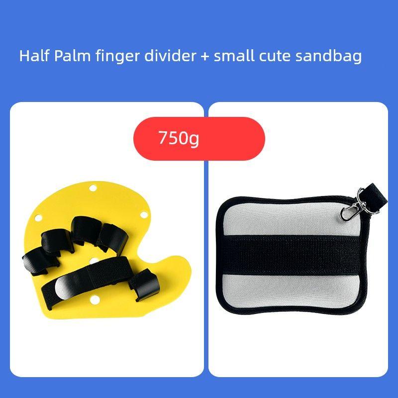 Half Soles Finger Splitter Cute Sandbag Hemiplegia Hand Finger Rehabilitation Training Equipment Fixer Finger Board Brace