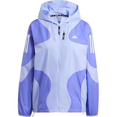 Running Own The Run Base Wind.Rdy Comfortable Sports Minimalist Hooded Jacket Women Jacket Blue IW0034