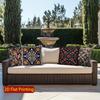 2D Intricate Floral Pattern Decorative Pillow Covers Pattern Cushion Cover Suitable For Sofa Bedroom Car Pillow Cover