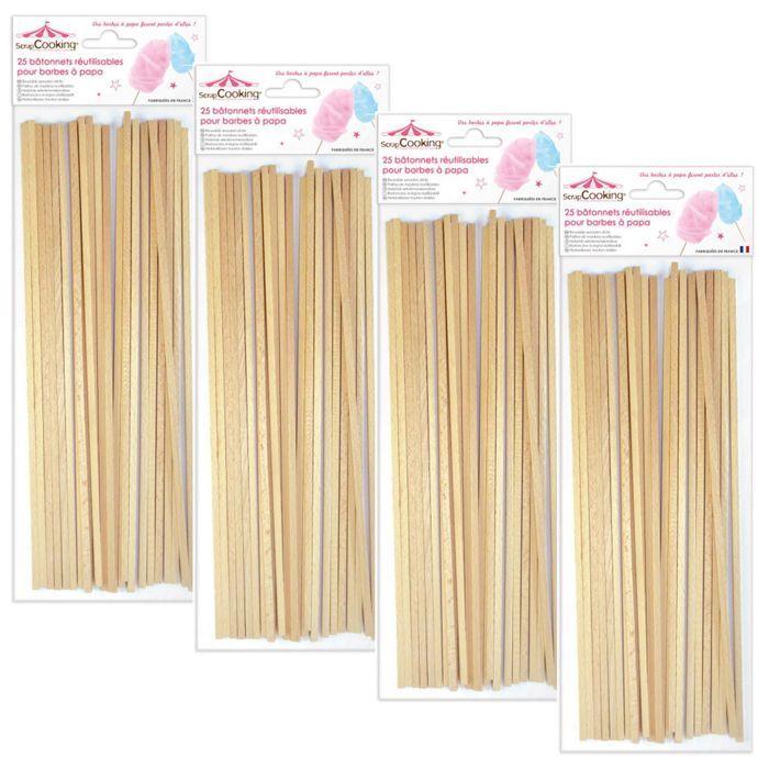 100 Cotton Candy Sticks