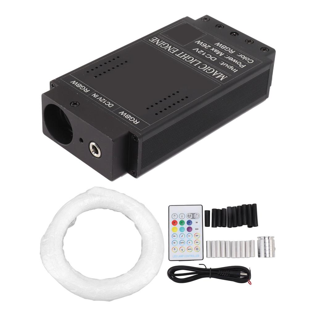 RGBW Glasfaserlichter Professionell Mehrfarbig Musikmodus Bluetooth App-Steuerung Fernbedienung Faser