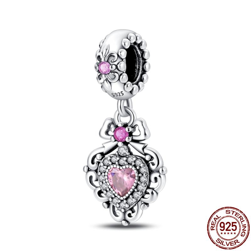 New copper Romantic Classical Collection Lotus Bead Charms Compatible With 3mm Pandora Bracelets Do It Yourself Charm Ideal For Women Jewellery Fash