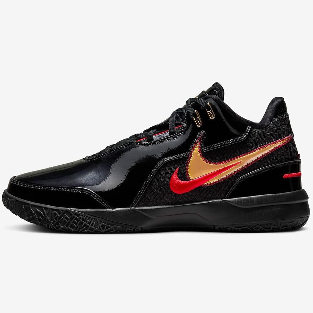 Nike LeBron NXXT Zen AMPD Size EP, Black/University Red/Metallic Gold, FJ1567-001, 26.0cm