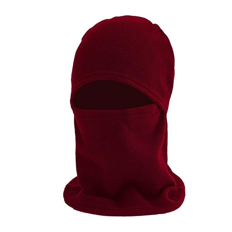 Balaclava din lână de corali polar de iarnă Mască de față pentru bărbați Berici pentru încălzirea gâtului Acoperire termică pentru cap Tactică militară sport eșarfă șepci de schi