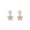 Cute Flower Spring and Summer New Super Fairy Internet Celebrity Earrings Exquisite Small Flower Stud Earrings Women's Earrings Super Fairy E8119
