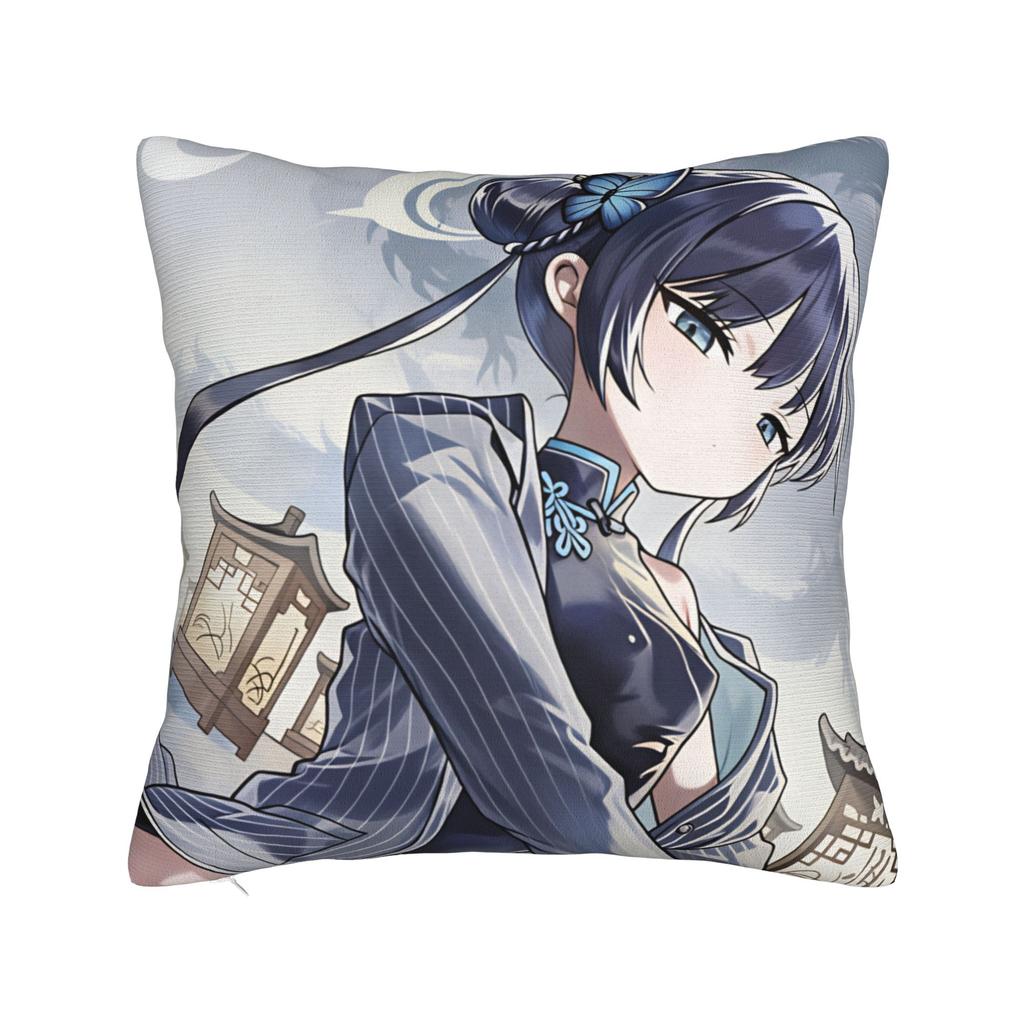 Blue Archive Ryuuge Kisaki Pillow Cover  Morden Pillow Case For Wedding Party Home Decor Graphic Pillowcases Gift