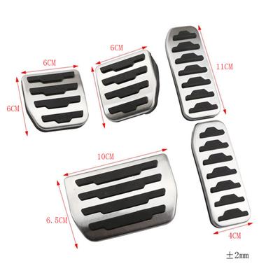 Benim iyi arabam Araba Pedalları Range Rover Evoque Land Rover Discovery Sport için Jaguar E-Pace Footrest Gaz Fren Pedalı Kapağı