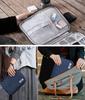 Laptop Cable Storage for Organizing PC Peripherals and Travel Convenient Slim Cosmetic Multifunctional Mesh Organizer for Household Business and