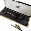 Great MONTBLANC fountain pen Meisterstück Classic 4810 Burgundy Used