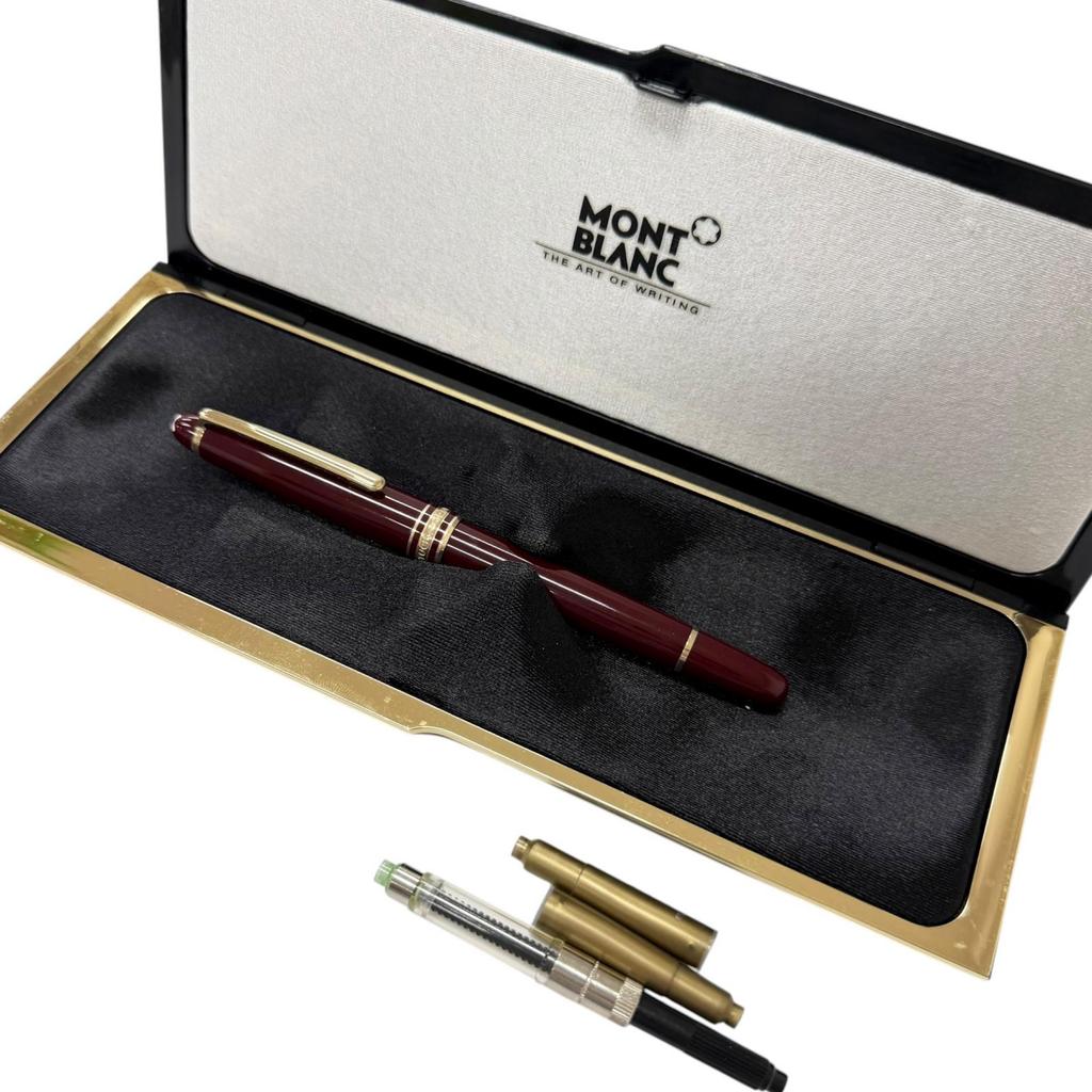 Great MONTBLANC fountain pen Meisterstück Classic 4810 Burgundy Used