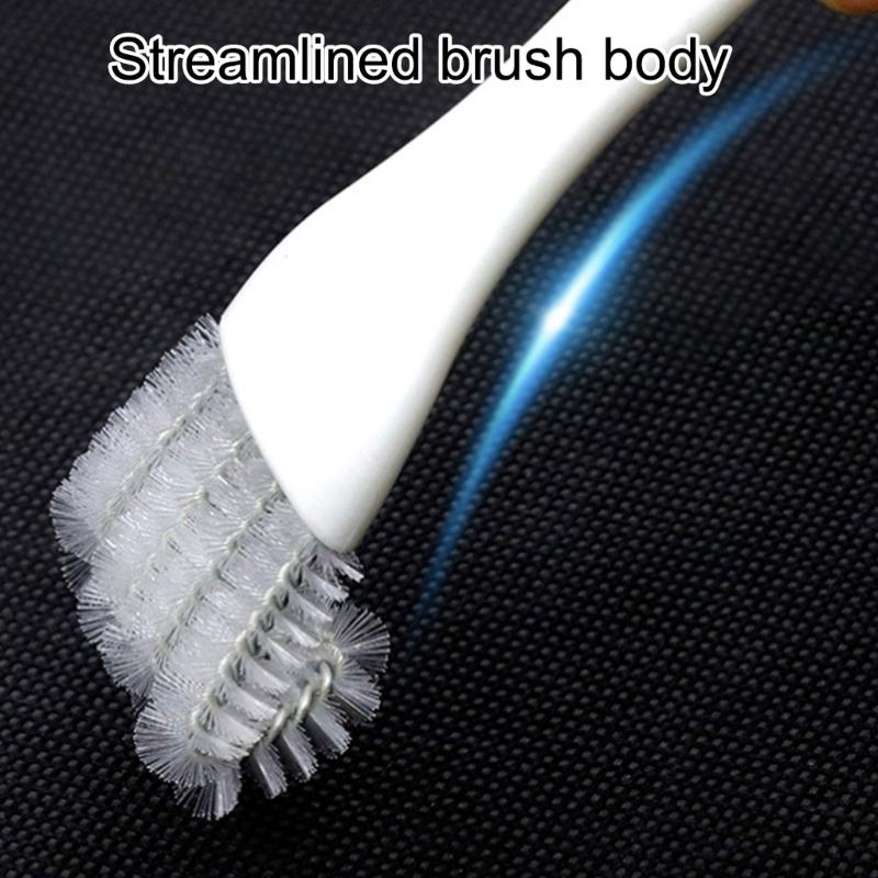Multipurpose Plastic Pet Cage Brush Featuring Scraping Tool Easyly Grip For Bird Habitat Sanitization