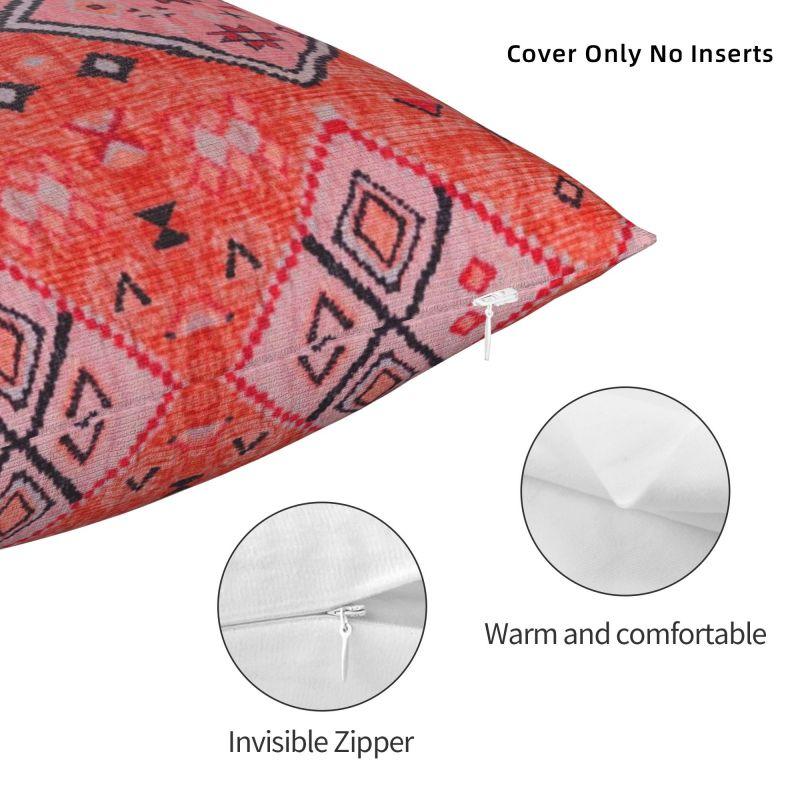 Oriental Anthropologie Heritage Bohemian Moroccan Style Sofa Cushion Cover Soft Geometric Boho Pillow Case for Living Room