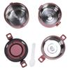 Three Layers Thermal Lunch Box 304 Stainless Steel Lunch Container  Outdoor Travel