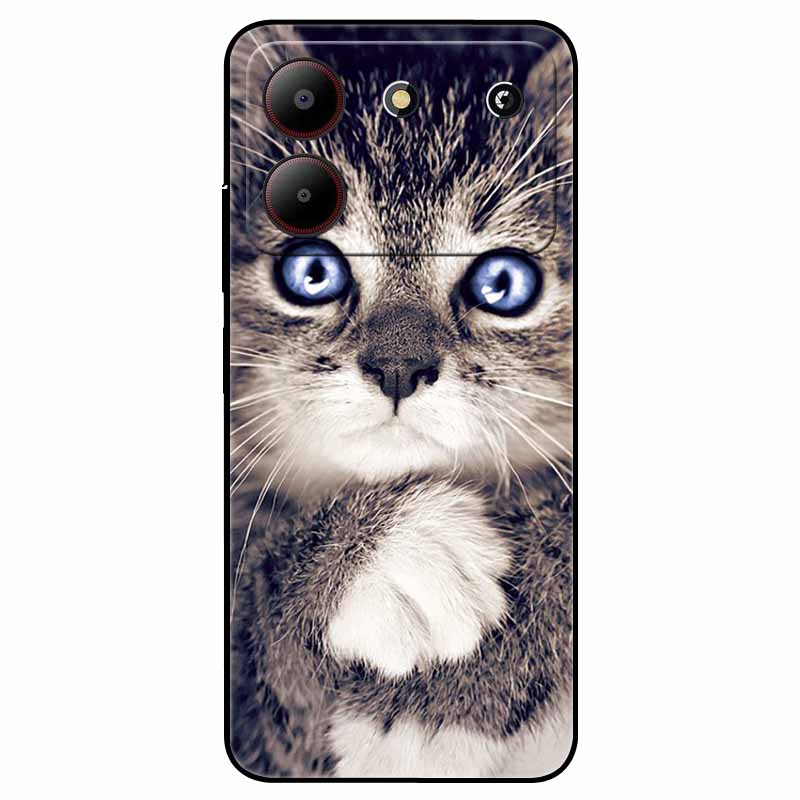 For ZTE Blade A54 4G Case Shockproof TPU Soft Silicone Phone Covers for ZTE Blade A 54 Funda Painted on for BladeA54 Luxury Capa
