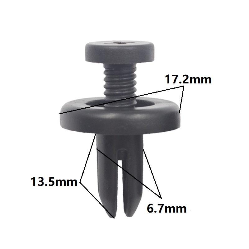 Kkjoy Plastic Car Rivet Clips Mixed Fasteners Trim Panel Accessories Suit for Various Cars