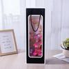 10pcs Red Wine Paper Bag Handbag Window Transparent PVC Kraft Paper Wine Handbag Flower Doll Rectangular Gift Packaging Bag
