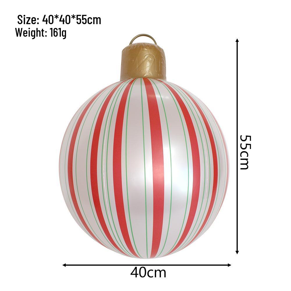Aufblasbare Weihnachtsbaumkugel für festliche Dekoration