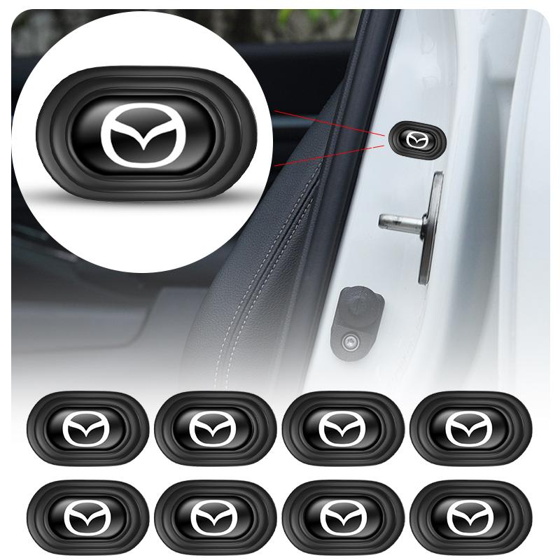 Car Door Shock Absorber Pads Buffer Bumper Anti-collision Shock Absorbing Gasket Stickers For Mazda CX3 CX5 Demio MS 3 6 2 5 Axe