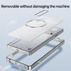 Detachable Case For ZTE Nubia RedMagic 10 Air Pro Plus Translucent Frosted Magsafe Removable Backboard Metal Bumper Grip Cover